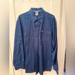 Cinch Blue Checkered Long Sleeve Shirt